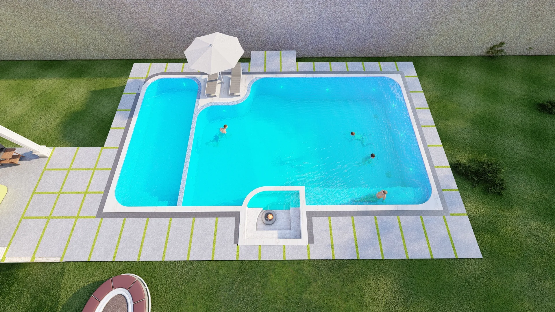 73 Project Abdi Gazebo & swimming pool — view 7
